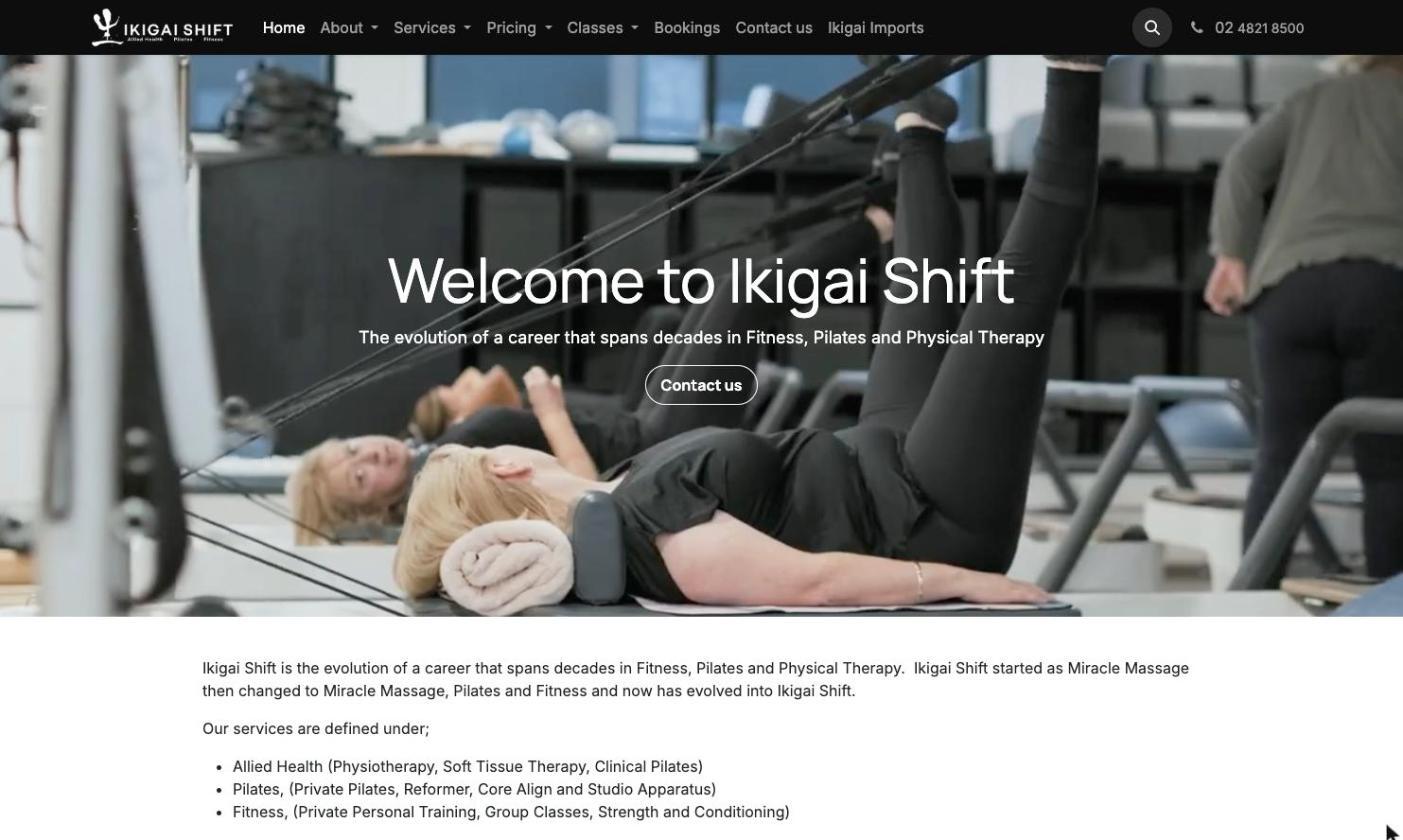 Ikigai Shift website